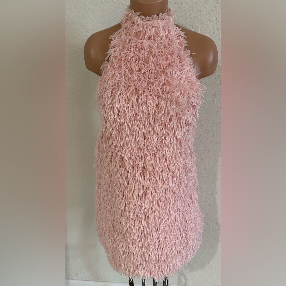 Zara Feathery Halter Knit Dress Blogger Fav Limited Edition NWT - Picture 3 of 16